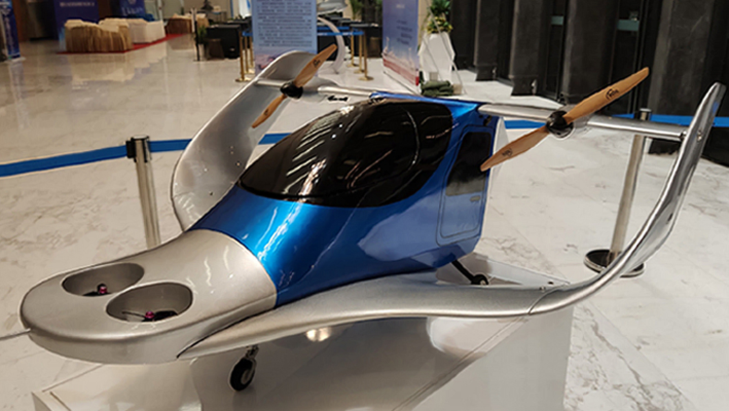 Beihang University Blue Goose passenger roadable eVTOL sub-scale technology demonstrator aircraft Beihang University Blue Goose passenger roadable eVTOL sub-scale technology demonstrator aircraft